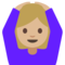 Person Gesturing OK - Medium Light emoji on Google